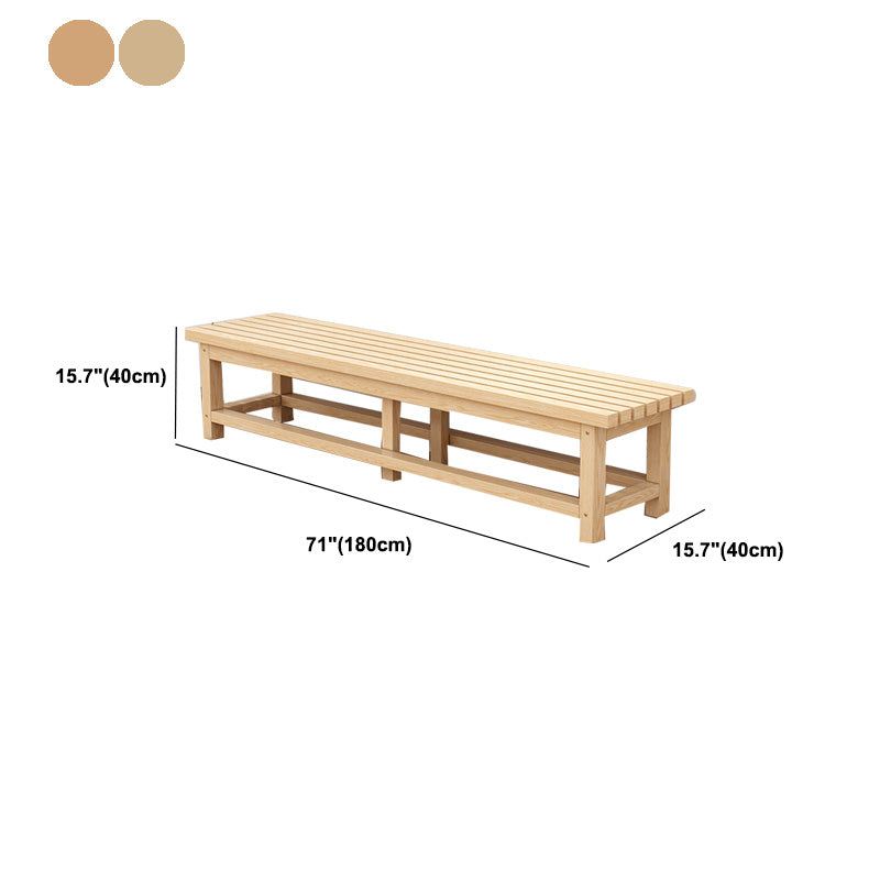 15.7" Wide Modern Entryway and Bedroom Bench Wood Bench with Legs Clearhalo 'Benches' 'Chairs & Seating' 'furn' 'furn_benches' 'Furniture' 'Living Room Furniture' 6291854