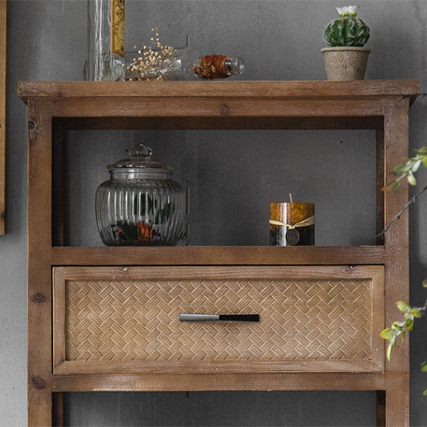 Industrial Wood Drawers Included Cabinet Distressed Brown Accent Cabinet Clearhalo 'Cabinets & Chests' 'cabinets_chests' 'furn' 'furn_cabinets_chests' 'Furniture' 'Living Room Furniture' 6292289