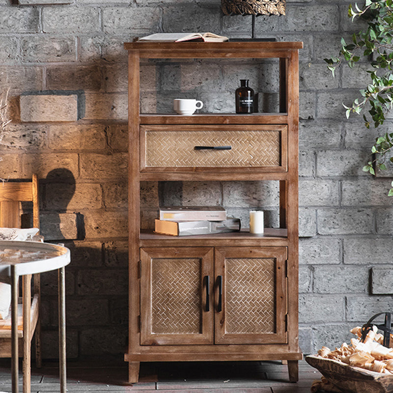 Industrial Wood Drawers Included Cabinet Distressed Brown Accent Cabinet Clearhalo 'Cabinets & Chests' 'cabinets_chests' 'furn' 'furn_cabinets_chests' 'Furniture' 'Living Room Furniture' 6292292