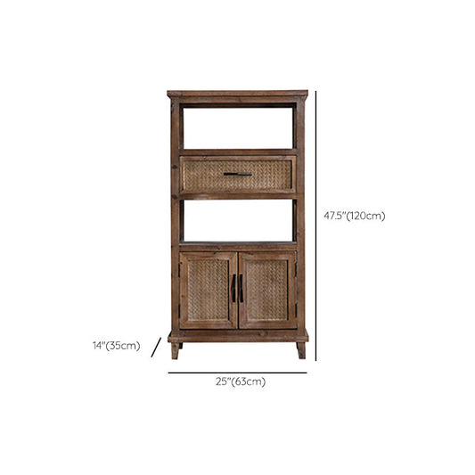 Industrial Wood Drawers Included Cabinet Distressed Brown Accent Cabinet Clearhalo 'Cabinets & Chests' 'cabinets_chests' 'furn' 'furn_cabinets_chests' 'Furniture' 'Living Room Furniture' 6292296