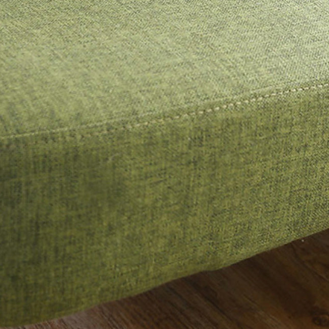 Contemporary Cotton Armless Sofa with Tufted Back and Solid Wood Legs Clearhalo 'furn' 'furn_sofas' 'Furniture' 'Living Room Furniture' 'Sofa' 'sofas' 6292362