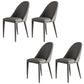 Upholstered Dining Chair Contemporary Faux Leather Kitchen Dining Chair