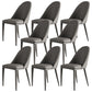Upholstered Dining Chair Contemporary Faux Leather Kitchen Dining Chair
