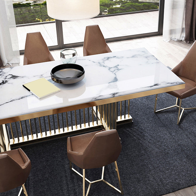 Sedie da pranzo cucine glam sedie laterali in vetro con gambe dorate