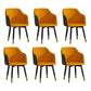 Industrial Arm Chair Solid Back Dining Room Chair for Kitchen Orange 6 Piece Set Clearhalo 'Dining Chairs' 'Dining Tables & Seating' 'dining_chair' 'furn' 'furn_dining_chair' 'Furniture' 'Kitchen & Dining Furniture' 6294852