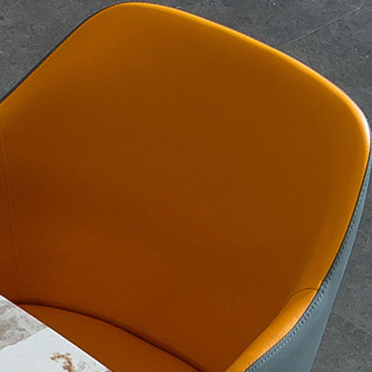 Industrial Arm Chair Solid Back Dining Room Chair for Kitchen Clearhalo 'Dining Chairs' 'Dining Tables & Seating' 'dining_chair' 'furn' 'furn_dining_chair' 'Furniture' 'Kitchen & Dining Furniture' 6294858