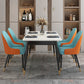 Contemporary Upholstered Armless Dining Chairs Parsons Chairs
