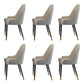 Contemporary Upholstered Armless Dining Chairs Parsons Chairs