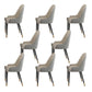 Contemporary Upholstered Armless Dining Chairs Parsons Chairs
