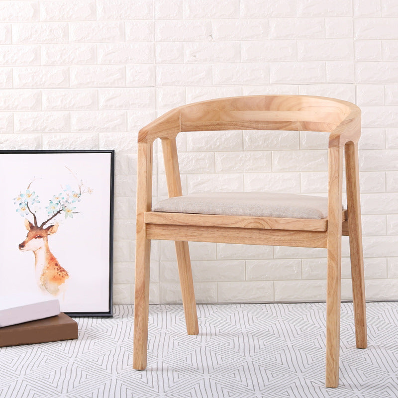 Traditional Wood Kitchen Dining Chairs Upholstered Arm Chairs Clearhalo 'Dining Chairs' 'Dining Tables & Seating' 'dining_chair' 'furn' 'furn_dining_chair' 'Furniture' 'Kitchen & Dining Furniture' 6294895
