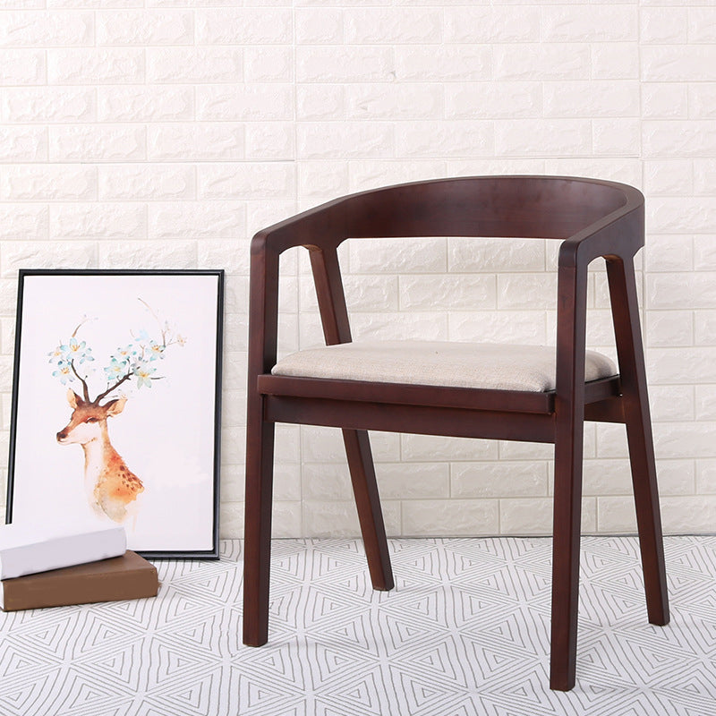 Traditional Wood Kitchen Dining Chairs Upholstered Arm Chairs Clearhalo 'Dining Chairs' 'Dining Tables & Seating' 'dining_chair' 'furn' 'furn_dining_chair' 'Furniture' 'Kitchen & Dining Furniture' 6294897