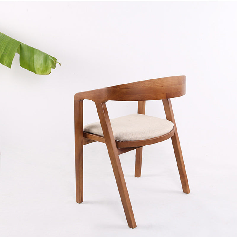 Traditional Wood Kitchen Dining Chairs Upholstered Arm Chairs Clearhalo 'Dining Chairs' 'Dining Tables & Seating' 'dining_chair' 'furn' 'furn_dining_chair' 'Furniture' 'Kitchen & Dining Furniture' 6294899