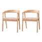 Traditional Wood Kitchen Dining Chairs Upholstered Arm Chairs Wood 2 Piece Set Clearhalo 'Dining Chairs' 'Dining Tables & Seating' 'dining_chair' 'furn' 'furn_dining_chair' 'Furniture' 'Kitchen & Dining Furniture' 6294910