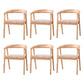 Traditional Wood Kitchen Dining Chairs Upholstered Arm Chairs Wood 6 Piece Set Clearhalo 'Dining Chairs' 'Dining Tables & Seating' 'dining_chair' 'furn' 'furn_dining_chair' 'Furniture' 'Kitchen & Dining Furniture' 6294912