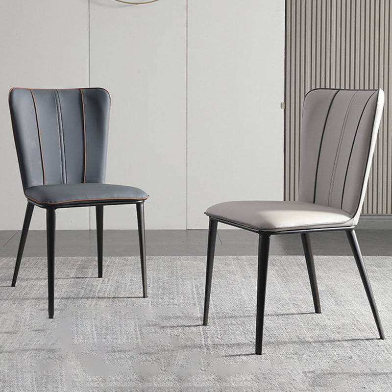 Eigentijdse zijstoel Solid Back Eetkamer stoel voor eetkamer