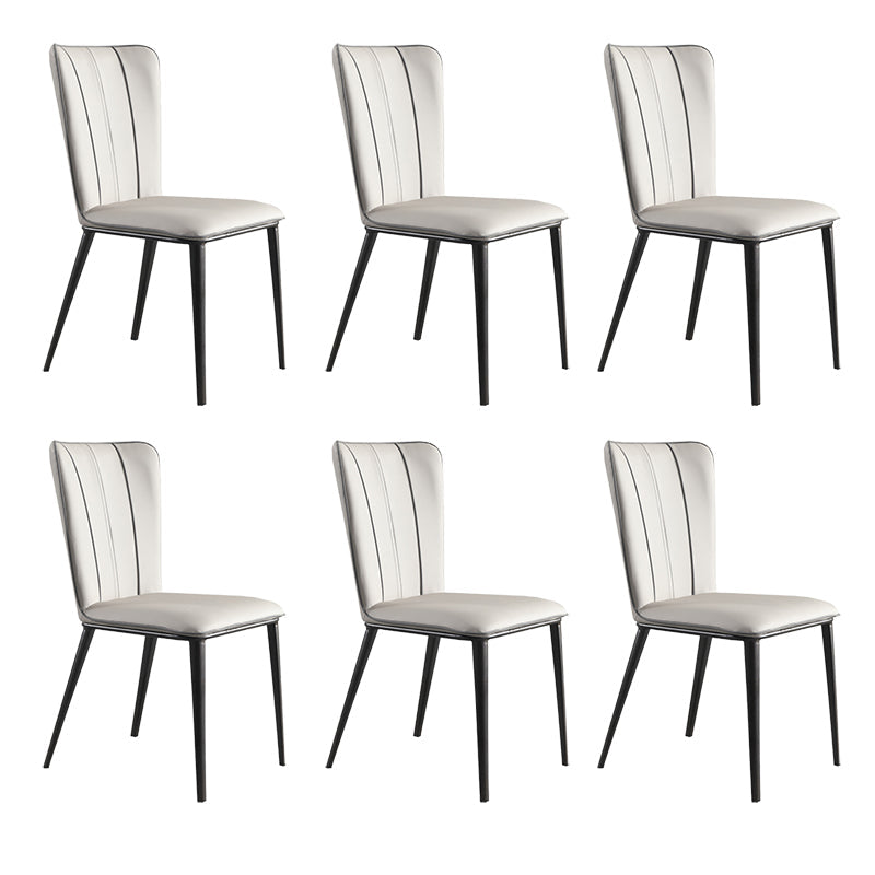 Eigentijdse zijstoel Solid Back Eetkamer stoel voor eetkamer