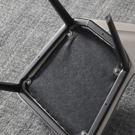 Contemporary Side Chair Solid Back Dining Room Chair for Dining Room