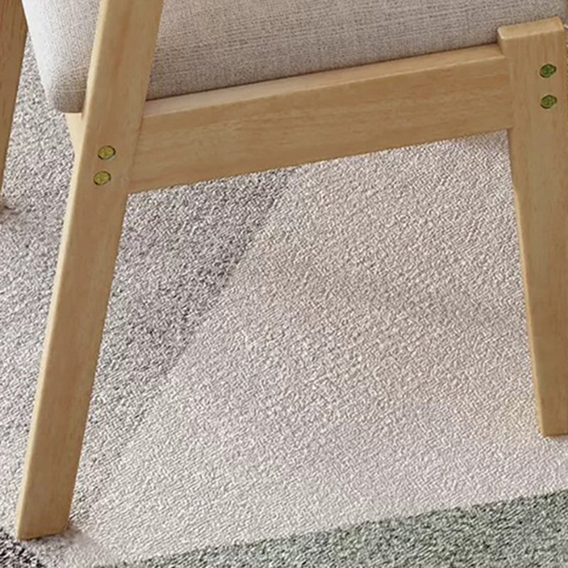 Contemporary Arm Chair Open Back Wood Dining Room Chair for Dining Room Clearhalo 'Dining Chairs' 'Dining Tables & Seating' 'dining_chair' 'furn' 'furn_dining_chair' 'Furniture' 'Kitchen & Dining Furniture' 6295064