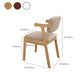 Contemporary Arm Chair Open Back Wood Dining Room Chair for Dining Room Clearhalo 'Dining Chairs' 'Dining Tables & Seating' 'dining_chair' 'furn' 'furn_dining_chair' 'Furniture' 'Kitchen & Dining Furniture' 6295073