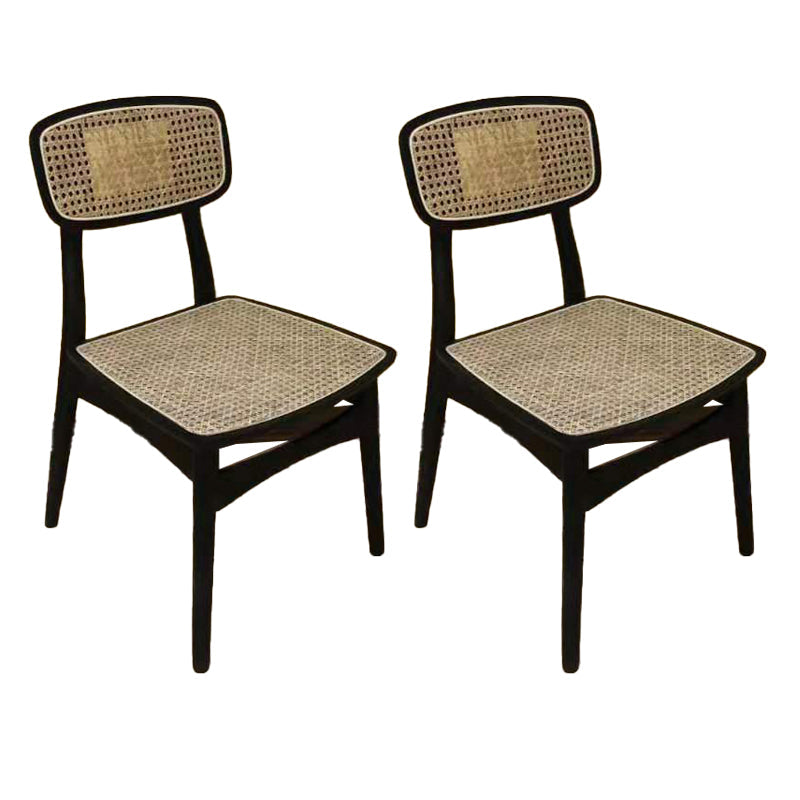 Sedia laterale industriale aperta sedia da pranzo in legno per sala da pranzo