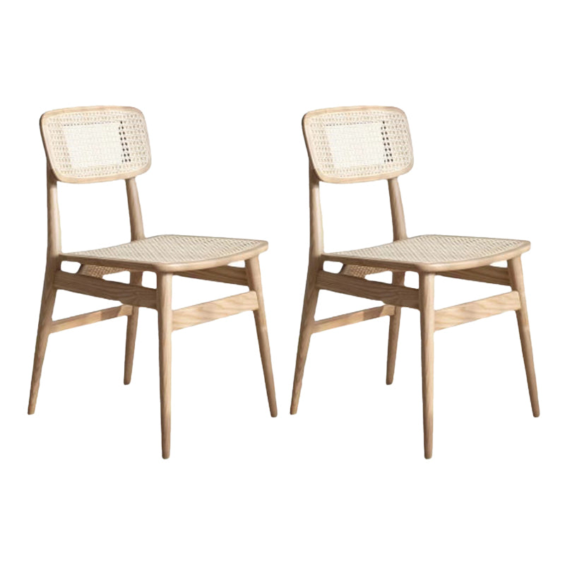 Sedia laterale industriale aperta sedia da pranzo in legno per sala da pranzo