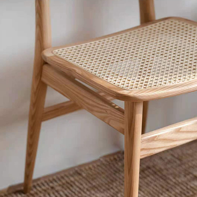 Sedia laterale industriale aperta sedia da pranzo in legno per sala da pranzo