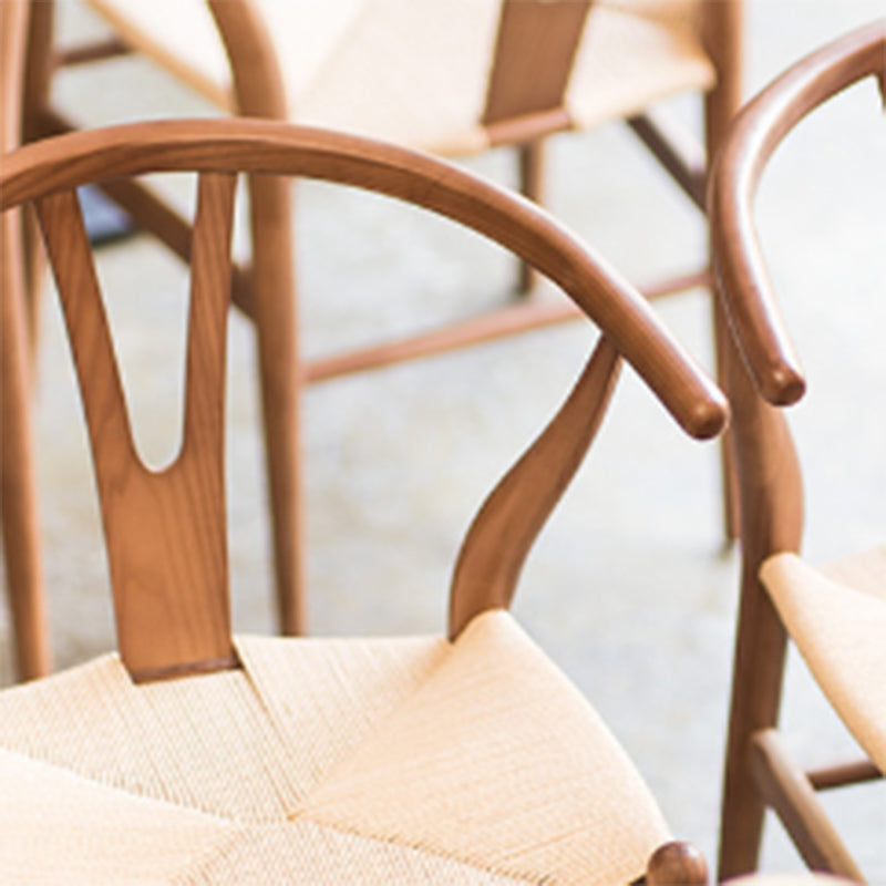 Traditionele stijl zijstoel houten eetkamerstoel voor keuken