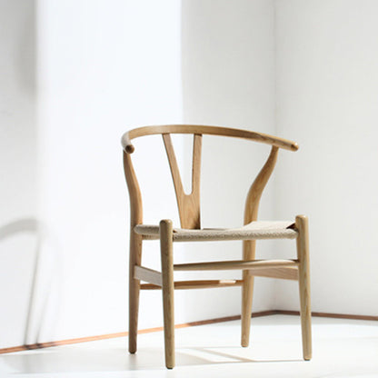 Traditionele stijl zijstoel houten eetkamerstoel voor keuken