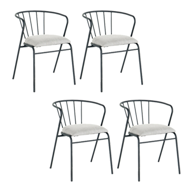 コンテンポラリーキッチンダイニングアームチェアウィンザーバックサイドチェア