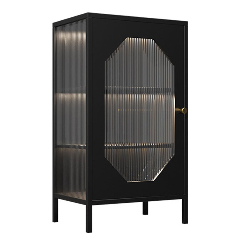 Tavolo da pranzo in metallo da pranzo in metallo da 41 pollici in stile glam senza luce