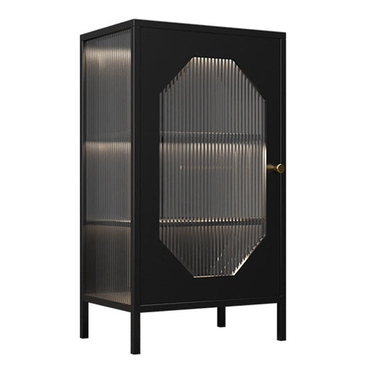 Tavolo da pranzo in metallo da pranzo in metallo da 41 pollici in stile glam senza luce