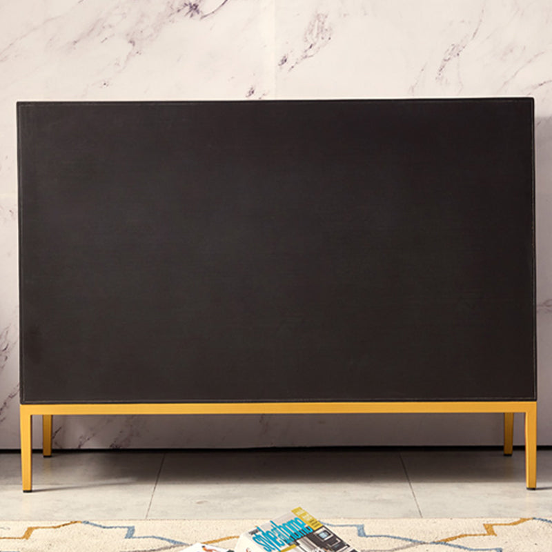 Server mobile sideboard in legno glam con gambe in acciaio