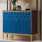 Server mobile sideboard in legno glam con gambe in acciaio