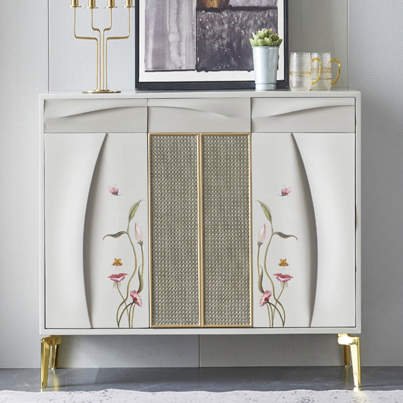 Server da pranzo in legno ingegnerizzato per porte in stile glam per cucina