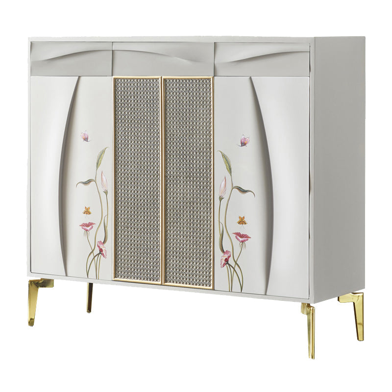 Server da pranzo in legno ingegnerizzato per porte in stile glam per cucina