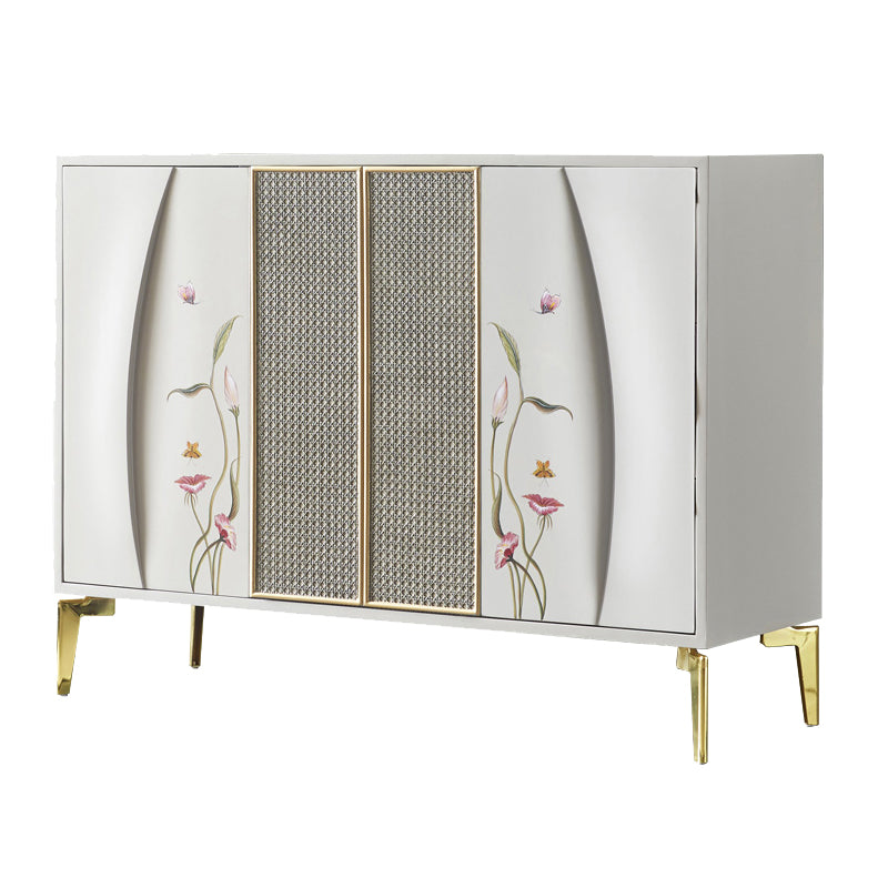 Server da pranzo in legno ingegnerizzato per porte in stile glam per cucina