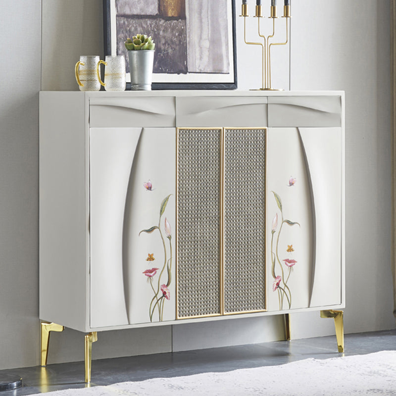 Server da pranzo in legno ingegnerizzato per porte in stile glam per cucina