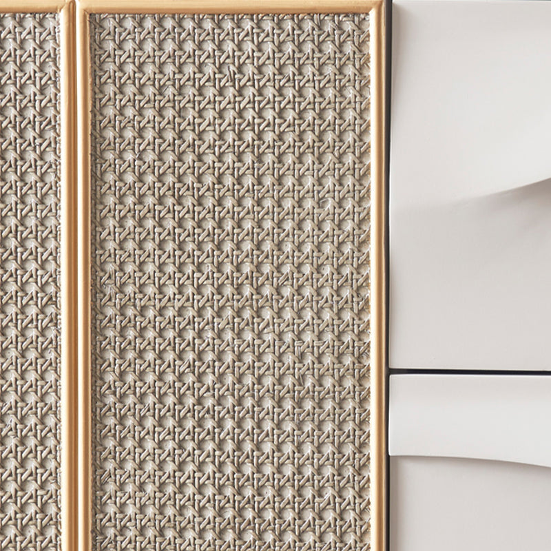 Server da pranzo in legno ingegnerizzato per porte in stile glam per cucina