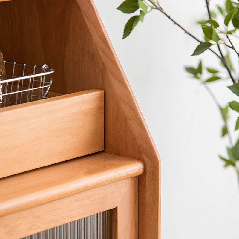 Modern Dining Buffet Sliding Doors Drawer and 2-Door Buffet Sideboard,17" W X 39" H Clearhalo 'buffet_sideboard' 'Buffets & Sideboards' 'furn' 'furn_buffet_sideboard' 'Furniture' 'Kitchen & Dining Furniture' 6295367