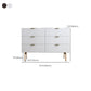 6-Drawer Sideboard Table Modern Sideboard Buffet for Living Room