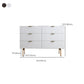6-Drawer Sideboard Table Modern Sideboard Buffet for Living Room