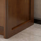Server moderno di vetro a buffet sideboard con 1 cassetto, 17 "W x 36" H