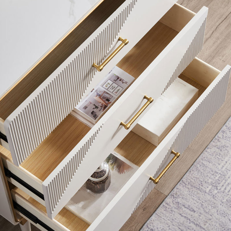 Scheda di pietra sinterizzata in stile Sneate Sideboard di lusso