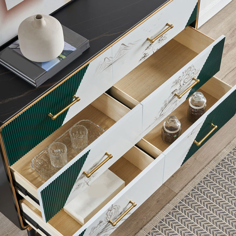 Sinterita Stone Casa di stoccaggio Sideboard di lusso Scheda laterale di lusso