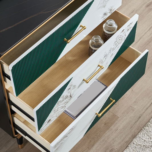 Sinterita Stone Casa di stoccaggio Sideboard di lusso Scheda laterale di lusso