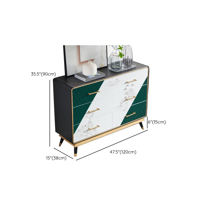 Sinterita Stone Casa di stoccaggio Sideboard di lusso Scheda laterale di lusso