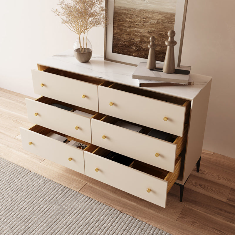 Luxury Rectangle Side Board Sintered Stone Home Storage Sideboard Clearhalo 'buffet_sideboard' 'Buffets & Sideboards' 'furn' 'furn_buffet_sideboard' 'Furniture' 'Kitchen & Dining Furniture' 6295987