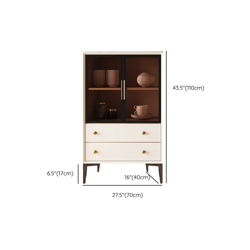 Maison de rangement du rectangle du rectangle de luxe de luxe en pierre fritte