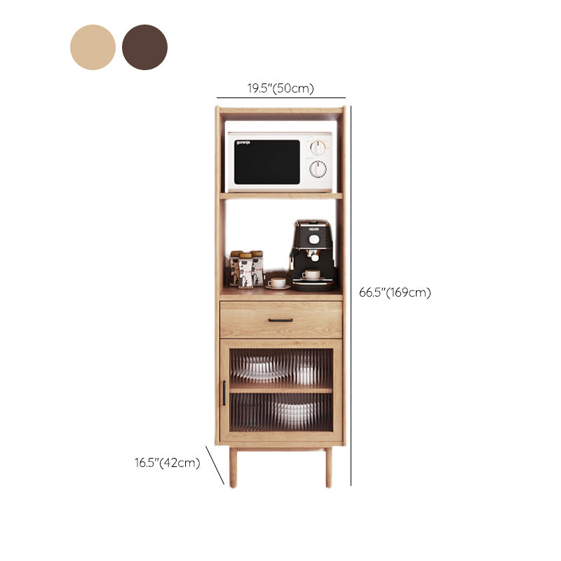 Wooden Sideboard Farmhouse Style Home Side Board with Drawers and Cabinets Clearhalo 'buffet_sideboard' 'Buffets & Sideboards' 'furn' 'furn_buffet_sideboard' 'Furniture' 'Kitchen & Dining Furniture' 6296056