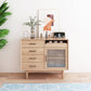 Wooden Sideboard Contemporary Home Side Board with Drawers and Cabinets Natural Clearhalo 'buffet_sideboard' 'Buffets & Sideboards' 'furn' 'furn_buffet_sideboard' 'Furniture' 'Kitchen & Dining Furniture' 6296074